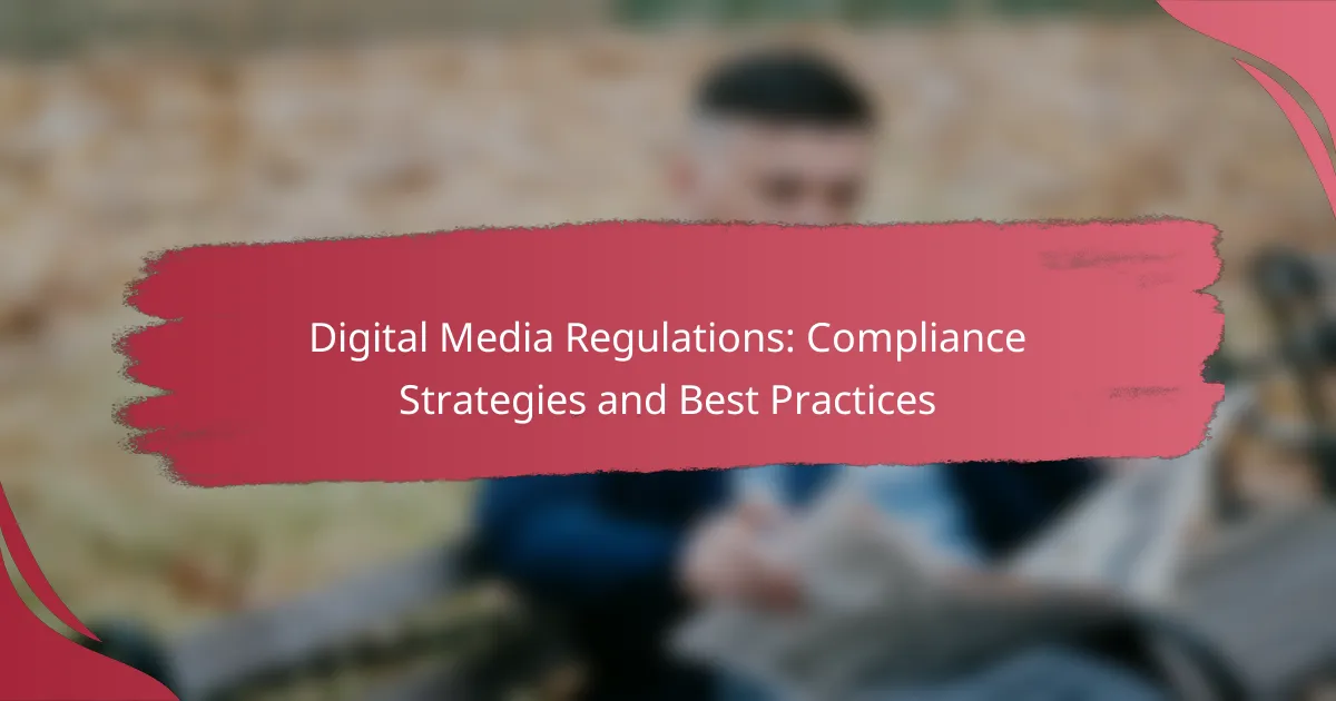 Digital Media Regulations: Compliance Strategies and Best Practices