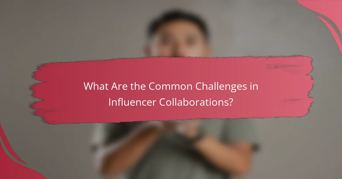 What Are the Common Challenges in Influencer Collaborations?